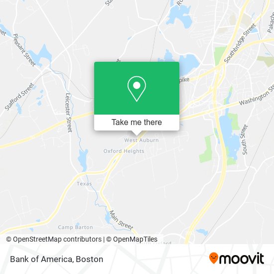 Mapa de Bank of America