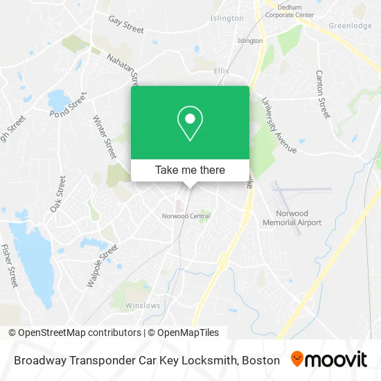 Broadway Transponder Car Key Locksmith map