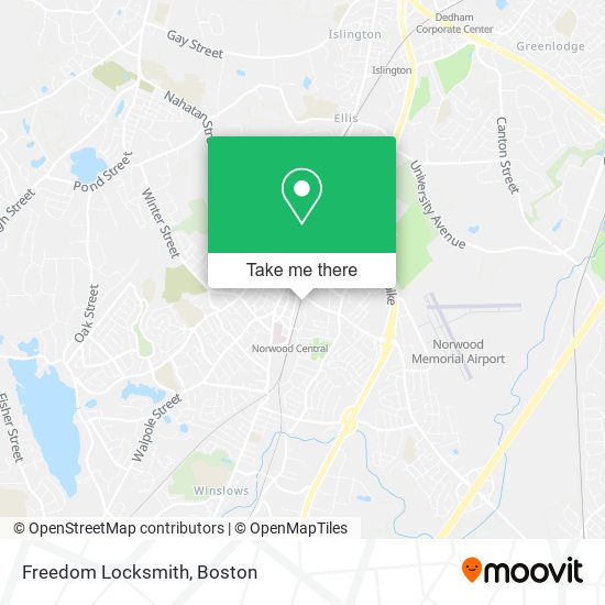 Mapa de Freedom Locksmith