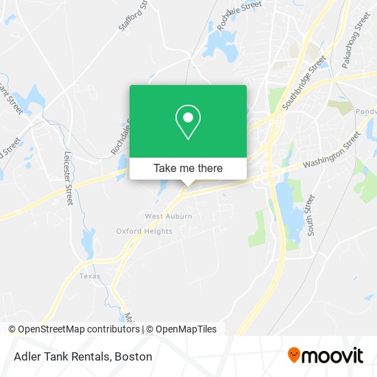 Mapa de Adler Tank Rentals