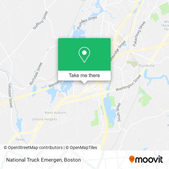 National Truck Emergen map
