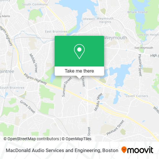 Mapa de MacDonald Audio Services and Engineering