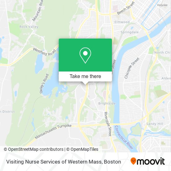 Visiting Nurse Services of Western Mass map