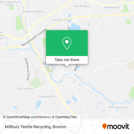 Millbury Textile Recycling map