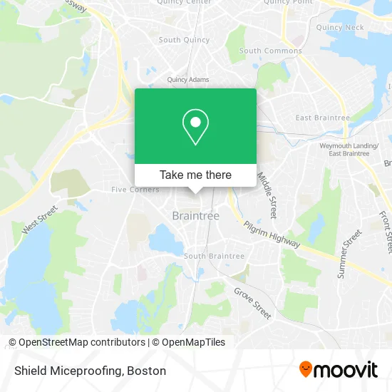 Mapa de Shield Miceproofing