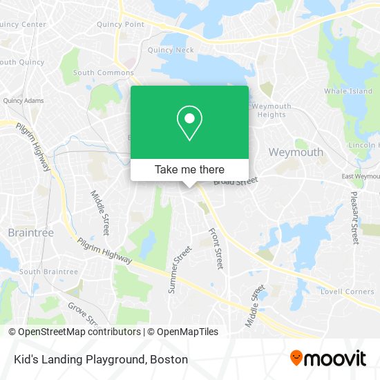Mapa de Kid's Landing Playground