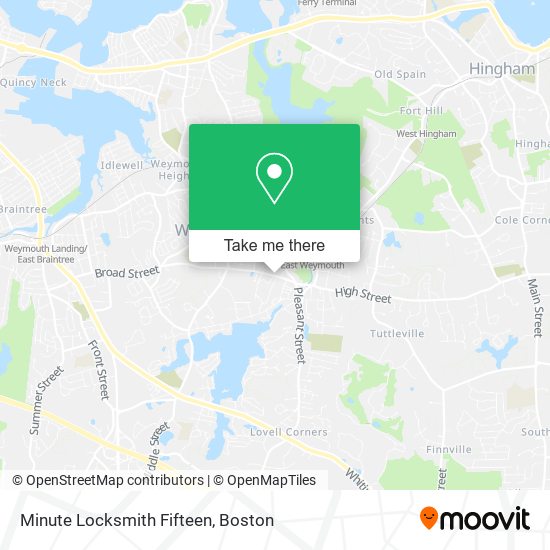 Minute Locksmith Fifteen map
