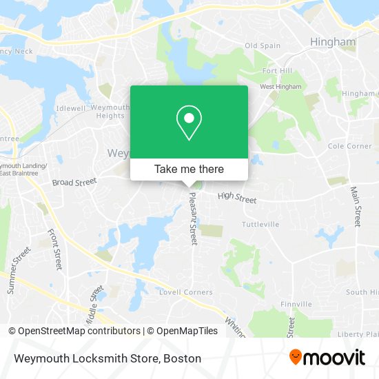 Weymouth Locksmith Store map