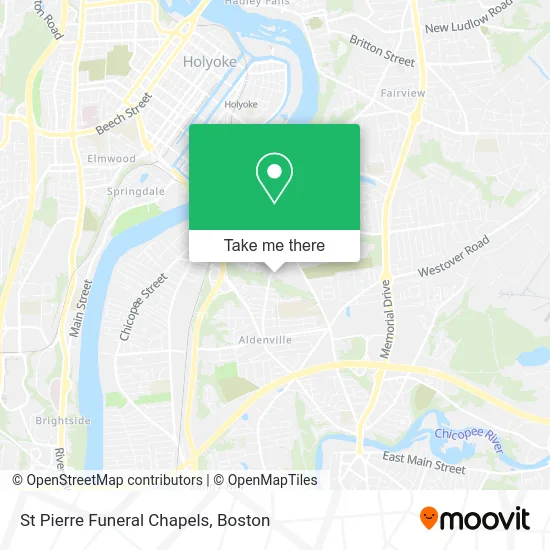 St Pierre Funeral Chapels map