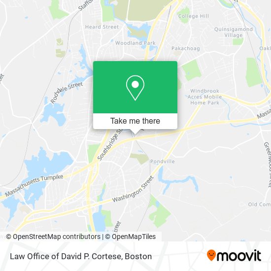 Law Office of David P. Cortese map