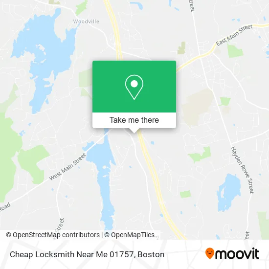 Mapa de Cheap Locksmith Near Me 01757
