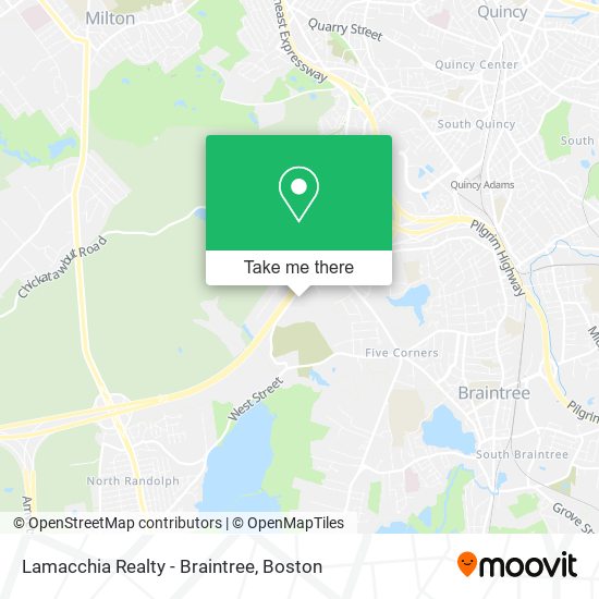 Mapa de Lamacchia Realty - Braintree