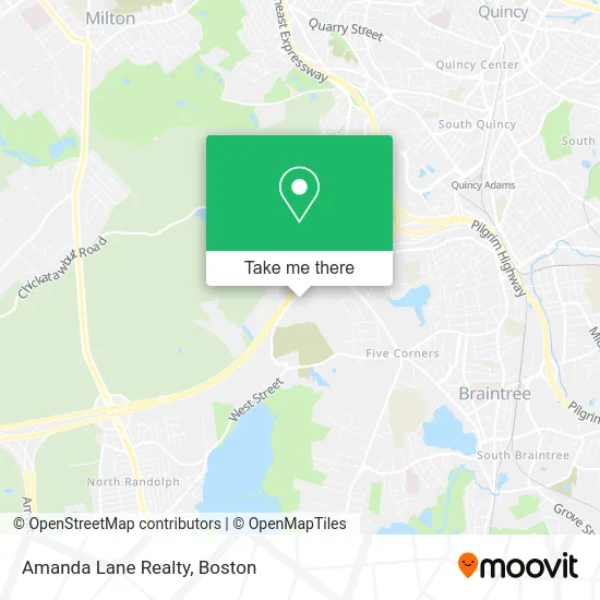 Amanda Lane Realty map