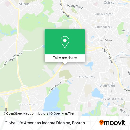 Mapa de Globe Life American Income Division