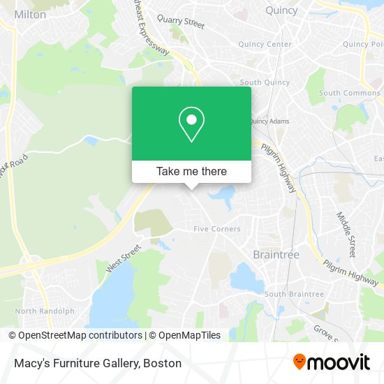 Mapa de Macy's Furniture Gallery