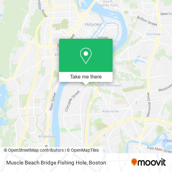 Muscle Beach Bridge Fishing Hole map