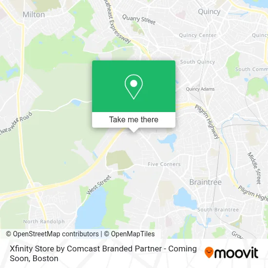Xfinity Store by Comcast Branded Partner - Coming Soon map