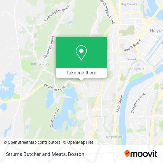 Strums Butcher and Meats map
