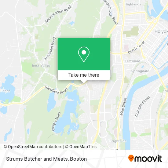 Strums Butcher and Meats map