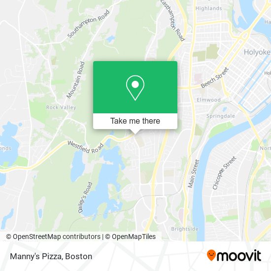 Manny's Pizza map