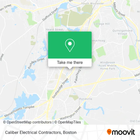 Caliber Electrical Contractors map