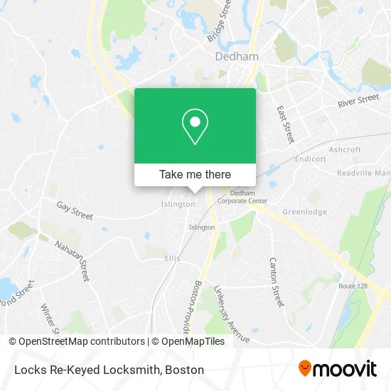 Mapa de Locks Re-Keyed Locksmith
