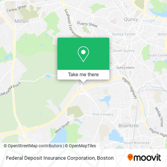 Federal Deposit Insurance Corporation map