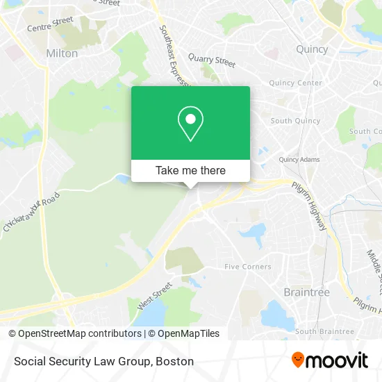 Mapa de Social Security Law Group