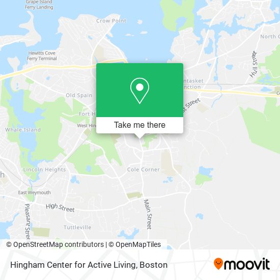 Mapa de Hingham Center for Active Living