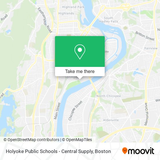 Mapa de Holyoke Public Schools - Central Supply