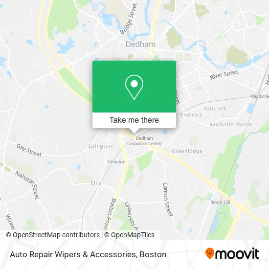 Mapa de Auto Repair Wipers & Accessories