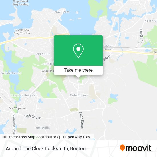 Mapa de Around The Clock Locksmith