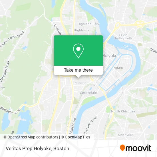 Mapa de Veritas Prep Holyoke