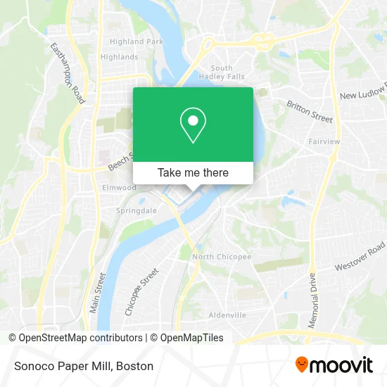 Sonoco Paper Mill map
