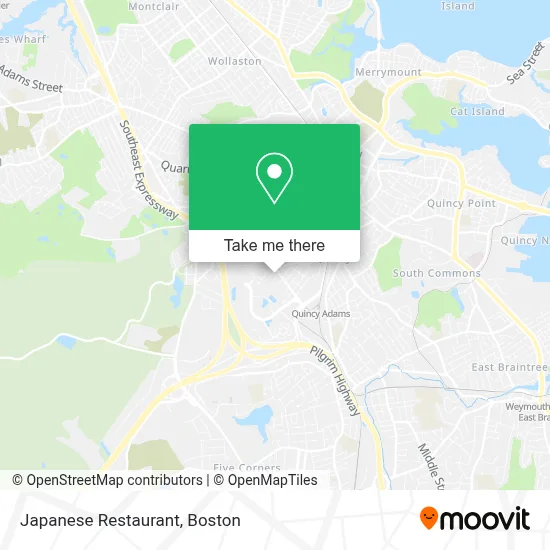 Japanese Restaurant map