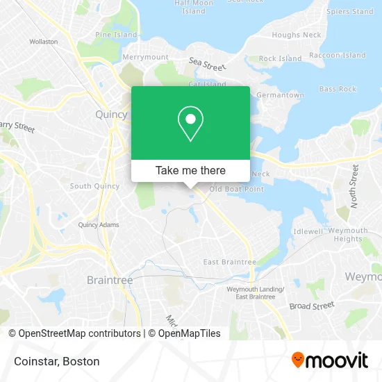 Coinstar map