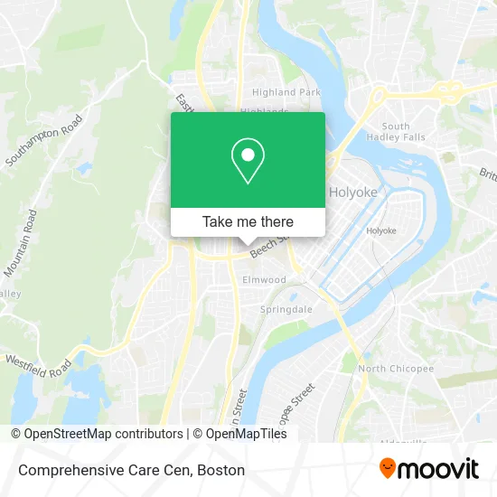 Comprehensive Care Cen map