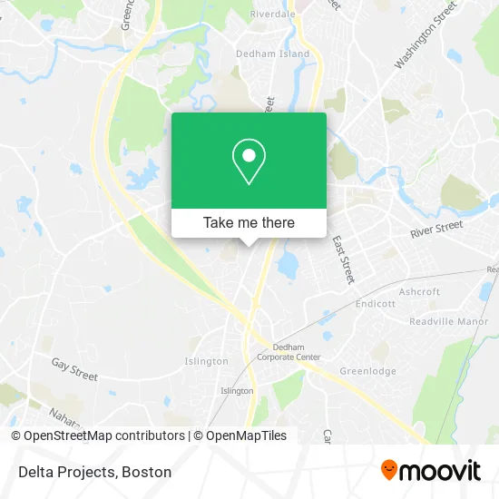Delta Projects map