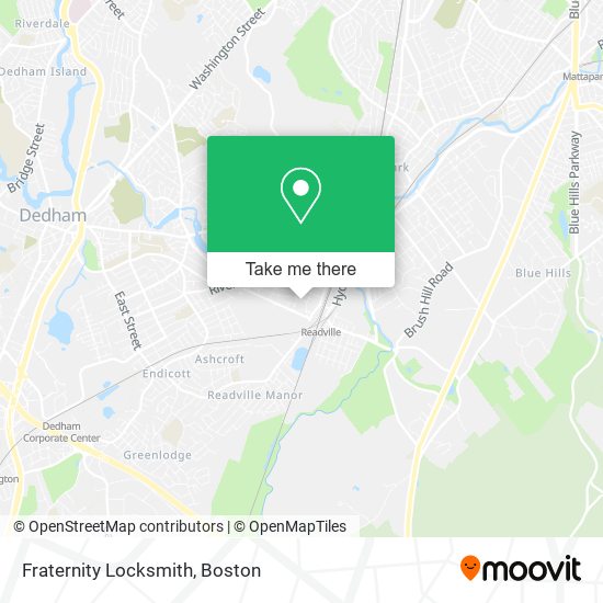 Mapa de Fraternity Locksmith