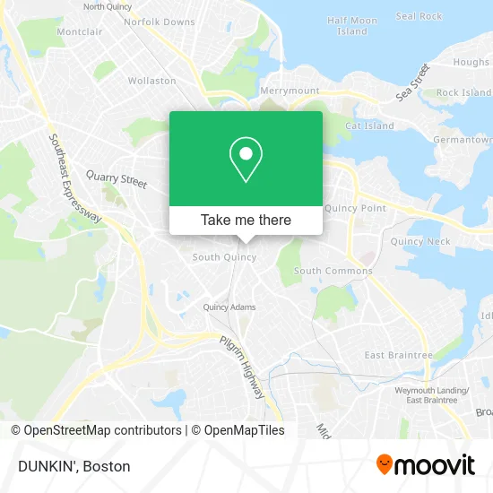 DUNKIN' map