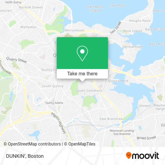 DUNKIN' map