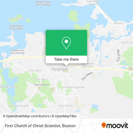 First Church of Christ Scientist map