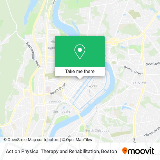 Action Physical Therapy and Rehabilitation map