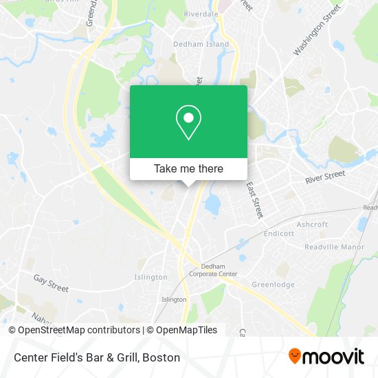 Mapa de Center Field's Bar & Grill