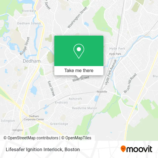 Lifesafer Ignition Interlock map