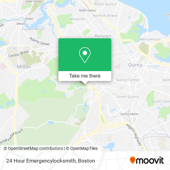 Mapa de 24 Hour Emergencylocksmith