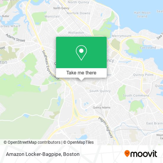 Amazon Locker-Bagpipe map