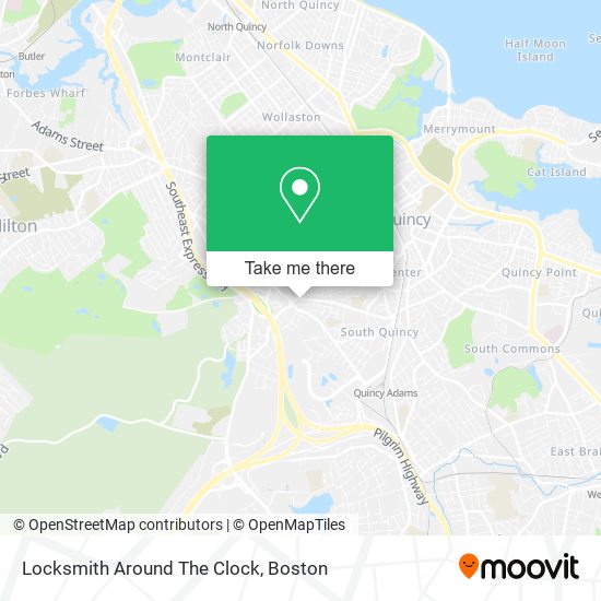 Mapa de Locksmith Around The Clock