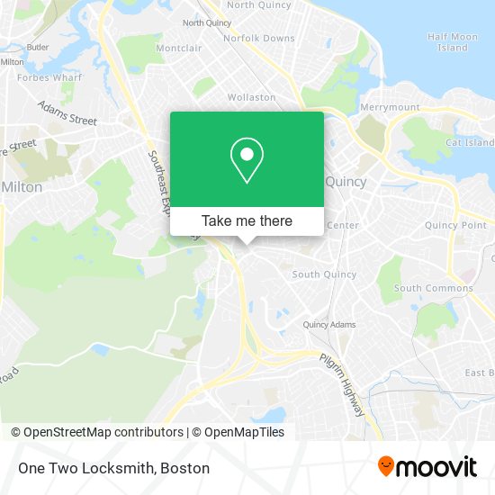 Mapa de One Two Locksmith