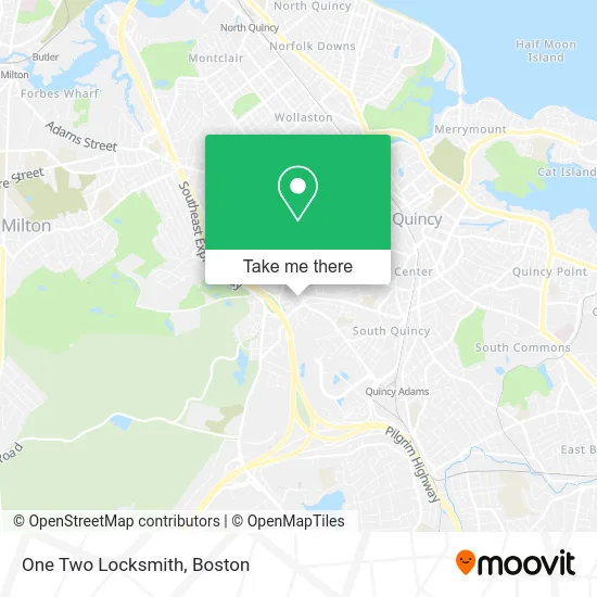 One Two Locksmith map